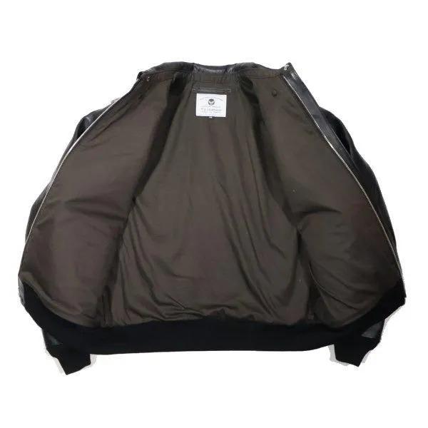 ワイツーレザー A-2 ECO HORSE PIGMENT TYPE A-2 エコホース レザーフライトジャケット 馬革 Y'2LEATHER 2025年新作の画像