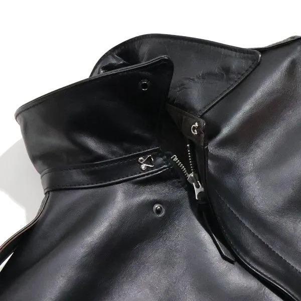ワイツーレザー A-2 ECO HORSE PIGMENT TYPE A-2 エコホース レザーフライトジャケット 馬革 Y'2LEATHER 2025年新作の画像