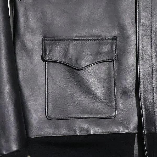 ワイツーレザー A-2 ECO HORSE PIGMENT TYPE A-2 エコホース レザーフライトジャケット 馬革 Y'2LEATHER 2025年新作の画像