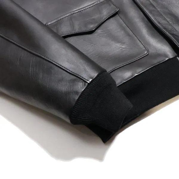 ワイツーレザー A-2 ECO HORSE PIGMENT TYPE A-2 エコホース レザーフライトジャケット 馬革 Y'2LEATHER 2025年新作の画像
