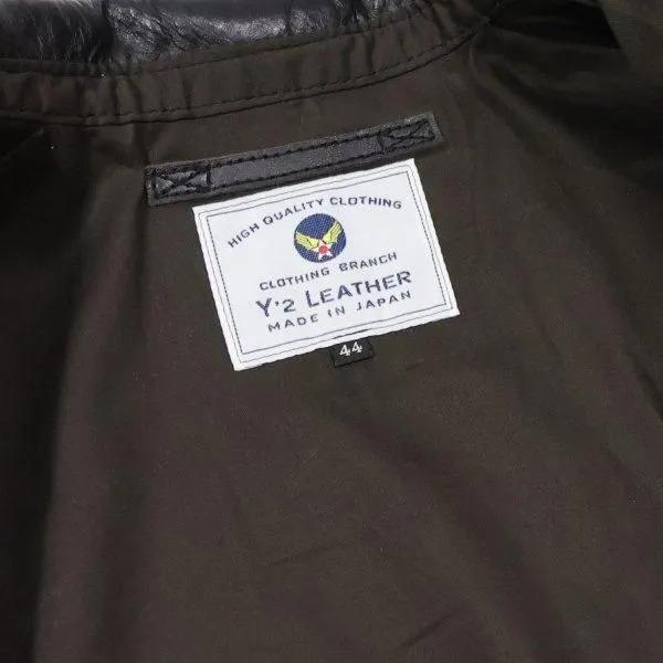 ワイツーレザー A-2 ECO HORSE PIGMENT TYPE A-2 エコホース レザーフライトジャケット 馬革 Y'2LEATHER 2025年新作の画像