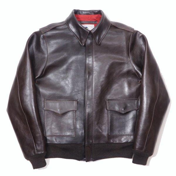 セルロイド別注]ワイツーレザー TYPE A-2 HAND DYED HORSE