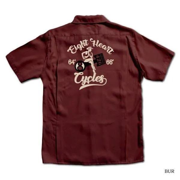 [予約商品]デラックスウエア B2601 EIGHT HEART レーヨン ボーリングシャツ 半袖 DELUXEWARE 2026年新作 | DELUXEWARE | 03