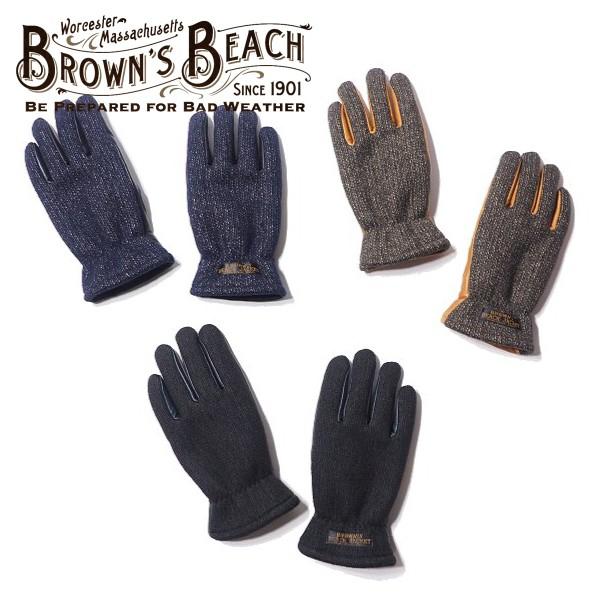 ブラウンズビーチジャケット　手袋　レザー　ビーチクロス BROWN'S BEACH JACKET（ブラウンズビーチジャケット） ブラウンズ
