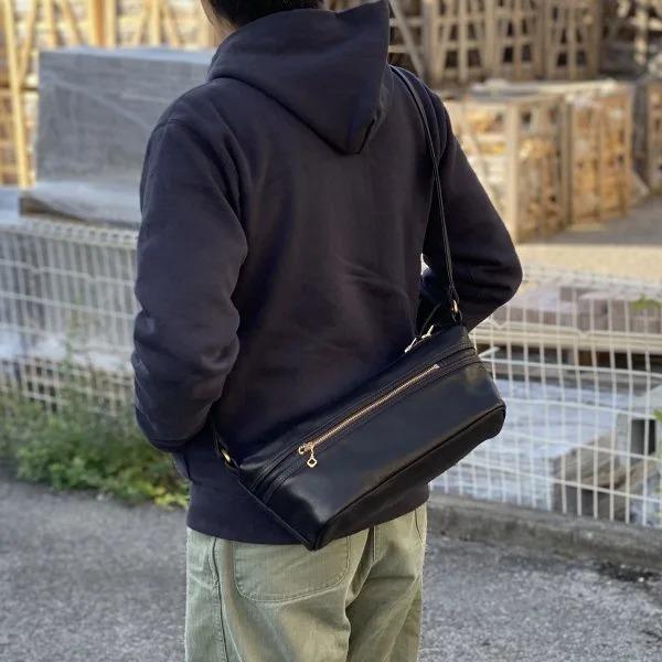 ワイツーレザー BG-02 HORSE HIDE SHOULDER BAG ホースハイド