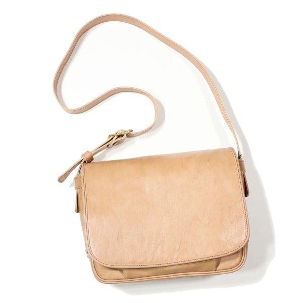 25周年記念モデル]ワイツーレザー 柿渋ホース メールバッグ スモール  