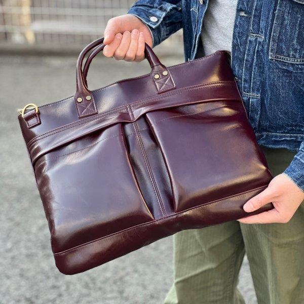 ワイツーレザー BG-20 ANILINE STEER HELMET BAG アニリンステア