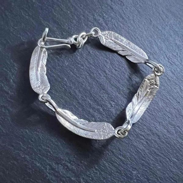 ファーストアローズ FEATHER CHAIN BRACELET BR-332(M) FIRST ARROW'Sの画像