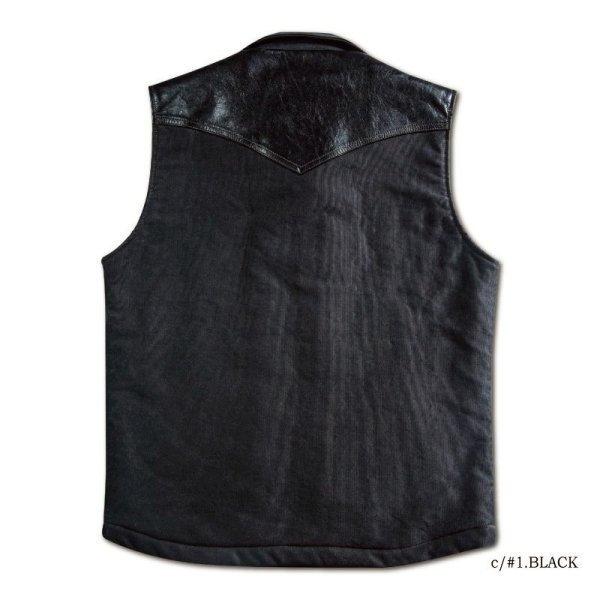 DELUXEWARE デラックスウエア ベスト コードクロス ホースハイド