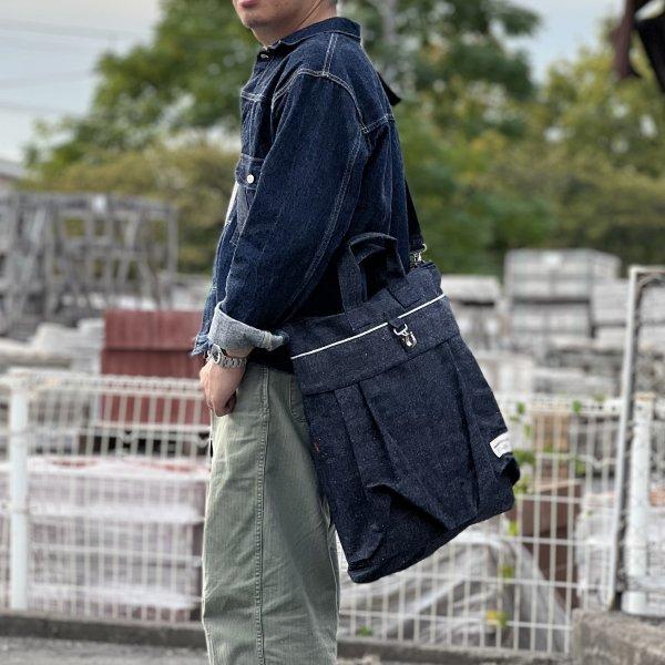 サムライジーンズ DB23-15OZ 15ozデニム ヘルメットバッグ サムライジーンズ DB23-15OZ 15ozデニム ヘルメットバッグ