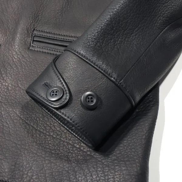 ワイツーレザー DC-76-C DEER SKIN ROUNDED HEM CAR COAT ディアスキン