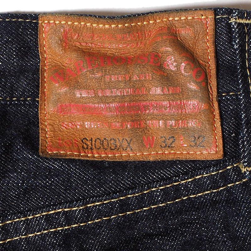 パンツ WAREHOUSE W38 DD-S1003XX WAREHOUSE DUCK DIGGER Lot.DD-S1003XX NEW DENIM 1944 MODEL DD