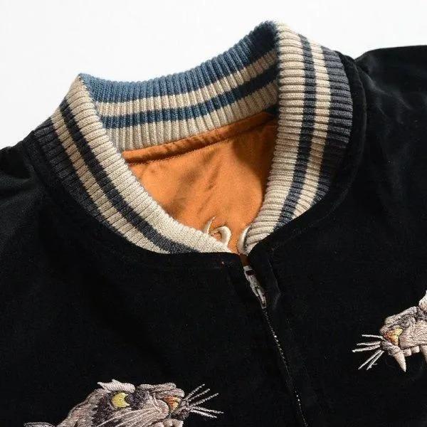 ビンテージ　リバーシブルスカジャン DELUXEWARE（デラックスウエア） DSJ-001 50s SOUVENIA JACKET