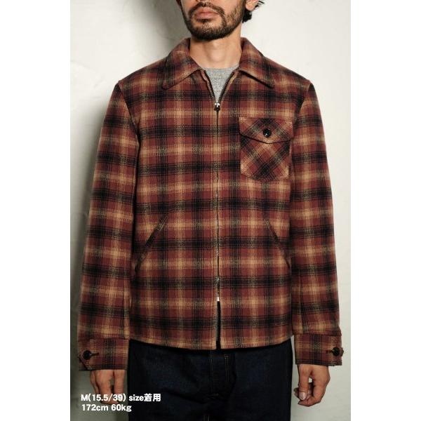 デラックスウエア／1950s ウールジャケット（DX111）RED Ｍサイズ デラックスウエア／1950s ウールジャケット（DX111）RED Mサイズ