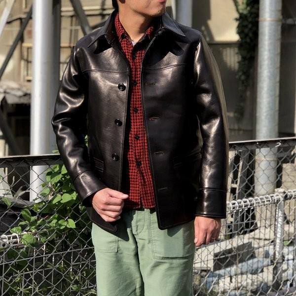 Y'2LEATHER/ワイツーレザー エコホース 30'S カーコート ホースハイド