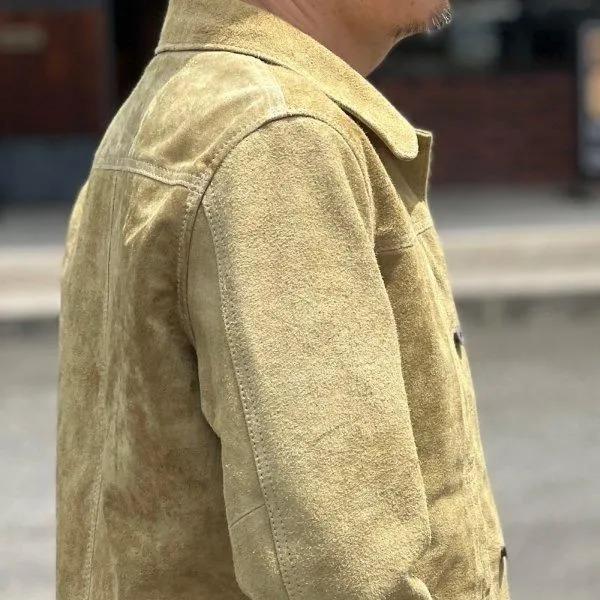 [春限定カラー]ワイツーレザー HSB-140-T HORSE ROUGHOUT WWII TYPE JEAN JACKET ホースラフアウト 大戦モデル Y'2LEATHER 2026年の画像