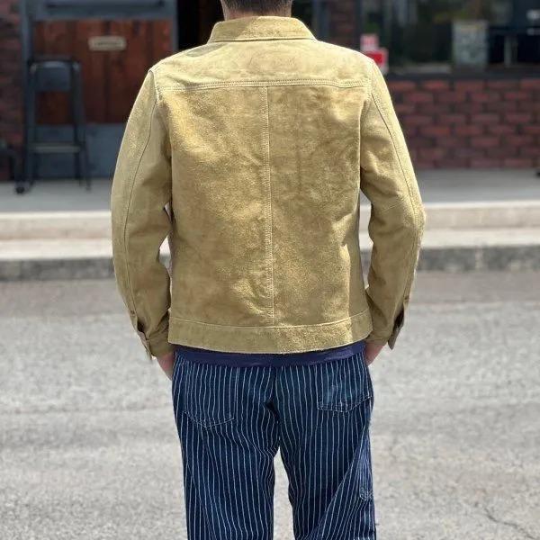 [春限定カラー]ワイツーレザー HSB-140-T HORSE ROUGHOUT WWII TYPE JEAN JACKET ホースラフアウト 大戦モデル Y'2LEATHER 2026年の画像