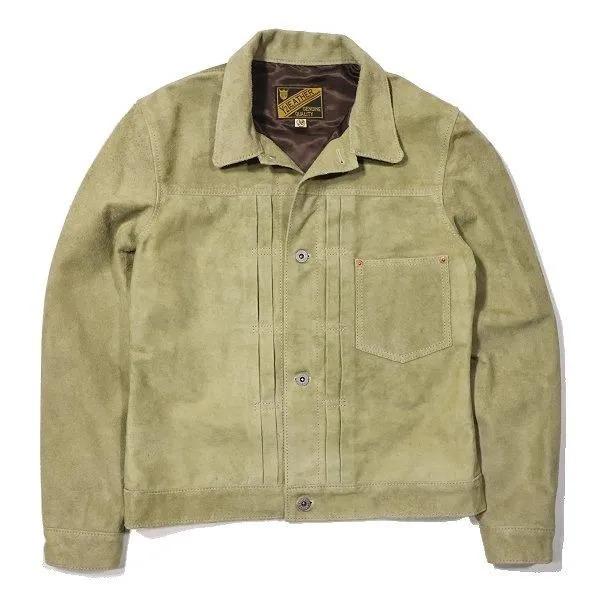 [春限定カラー]ワイツーレザー HSB-140-T HORSE ROUGHOUT WWII TYPE JEAN JACKET ホースラフアウト 大戦モデル Y'2LEATHER 2026年の画像