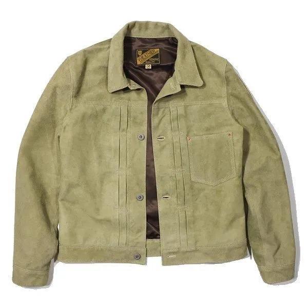 [春限定カラー]ワイツーレザー HSB-140-T HORSE ROUGHOUT WWII TYPE JEAN JACKET ホースラフアウト 大戦モデル Y'2LEATHER 2026年の画像