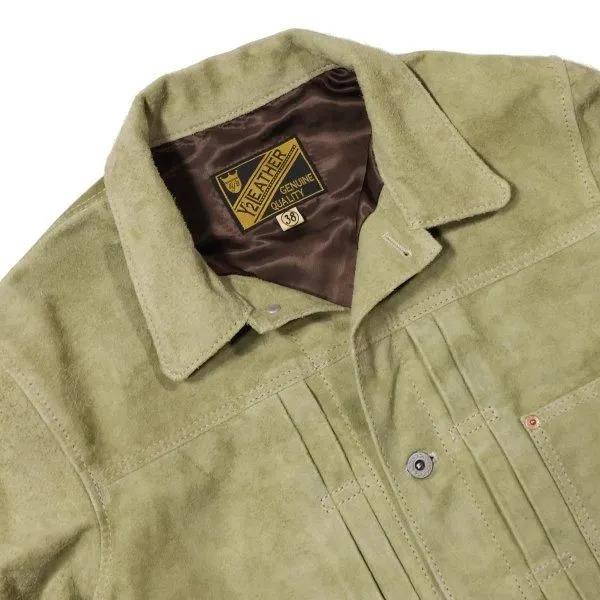 [春限定カラー]ワイツーレザー HSB-140-T HORSE ROUGHOUT WWII TYPE JEAN JACKET ホースラフアウト 大戦モデル Y'2LEATHER 2026年の画像