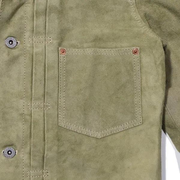 [春限定カラー]ワイツーレザー HSB-140-T HORSE ROUGHOUT WWII TYPE JEAN JACKET ホースラフアウト 大戦モデル Y'2LEATHER 2026年の画像