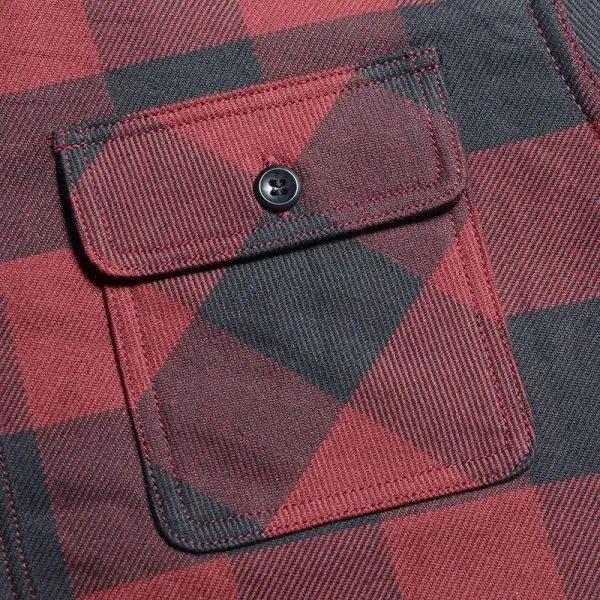 デラックスウエア HV-00A 50s BUFFALO CHECK バッファローチェック フランネルシャツ 長袖 DELUXEWARE 2025年新作