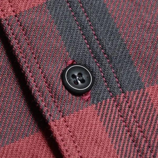 デラックスウエア HV-00A 50s BUFFALO CHECK バッファローチェック フランネルシャツ 長袖 DELUXEWARE 2025年新作