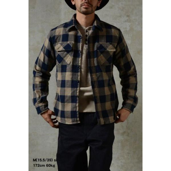 トップス DELUXEWARE \"50s BUFFALO CHECK\" Deluxeware 50s BUFFALO CHECK – Blue Works Vintage Clothing Store