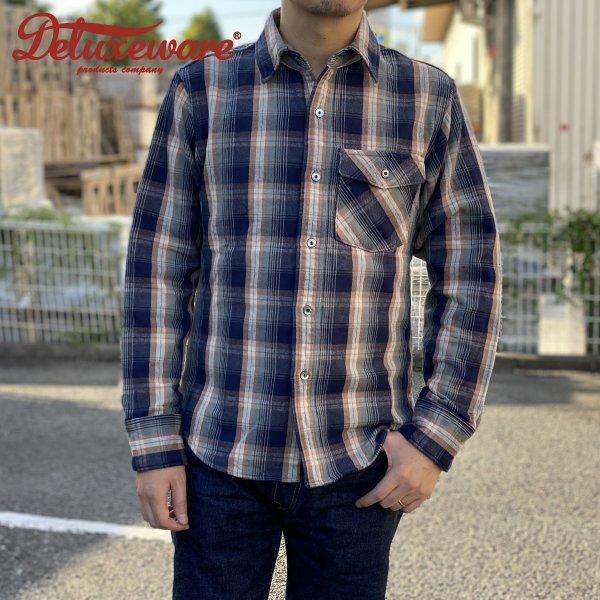 DELUXEWARE（デラックスウエア） ヘビー フランネルシャツ ジョン