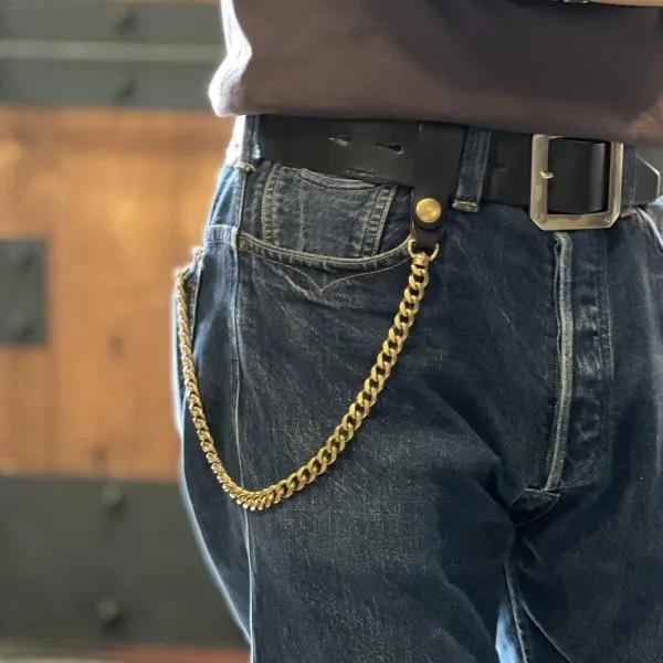 インセプション ウォレットチェーン UKサドルブラスチェーン IPC-04 UK SADDLE LEATHER BRASS CHAIN INCEPTION |  | 05