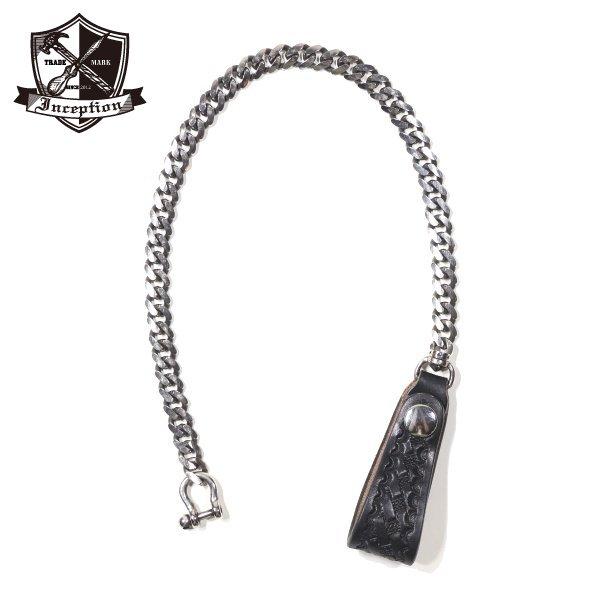 インセプション ウォレットチェーン UKサドルブラスチェーン バスケット柄 IPC-07 UK SADDLE LEATHER BRASS CHAIN BASKET INCEPTION | 