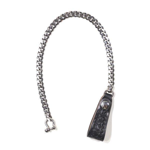 インセプション ウォレットチェーン UKサドルブラスチェーン バスケット柄 IPC-07 UK SADDLE LEATHER BRASS CHAIN BASKET INCEPTION |  | 01