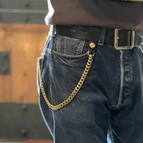 インセプション ウォレットチェーン ホースバット ブラスチェーン IPC-08 HORSE BUTT LEATHER BRASS CHAIN (BRASS) INCEPTION | OPUS | 06
