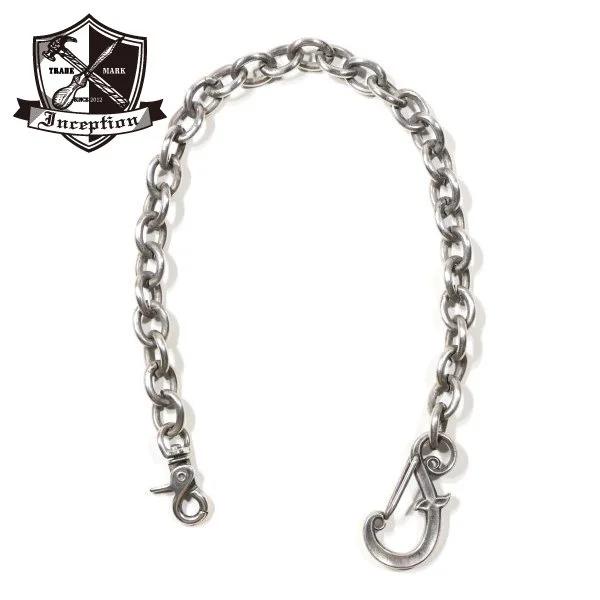 インセプション IPC-10 F-HOLE KARABINER WALLET CHAIN/ SILVER PRATING ウォレットチェーン ブラスチェーン INCEPTION | 