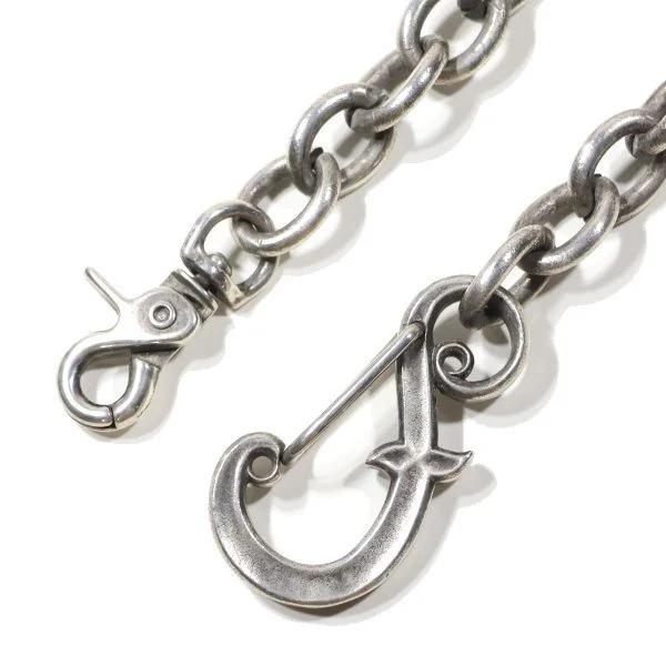 インセプション IPC-10 F-HOLE KARABINER WALLET CHAIN/ SILVER PRATING ウォレットチェーン ブラスチェーン INCEPTION｜celluloid｜03