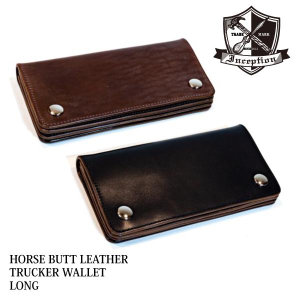 インセプション IPW-07 HORSE BUTT LEATHER TRUCKER WALLET LONG ホースバット トラッカーウォレット ロング INCEPTION | OPUS