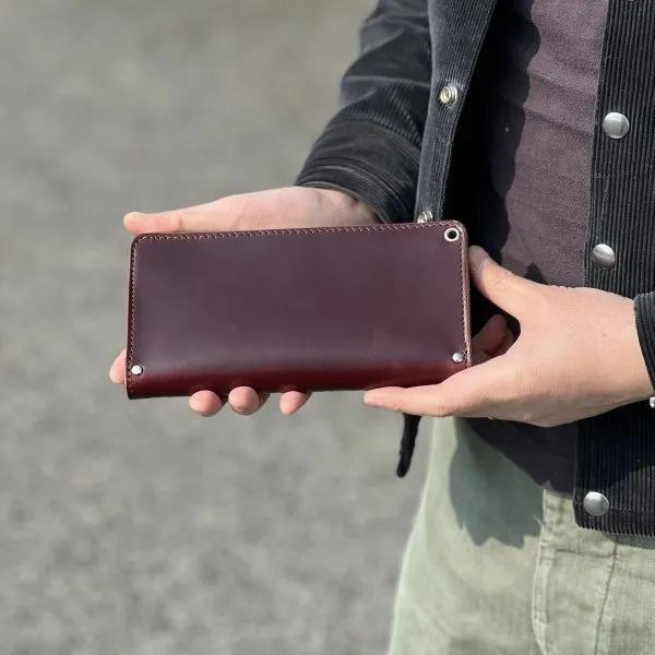 インセプション IPW-10 CHROMEXCEL LEATHER TRUCKER WALLET LONG クロムエキセルレザー トラッカーウォレット ロング INCEPTION | OPUS | 10