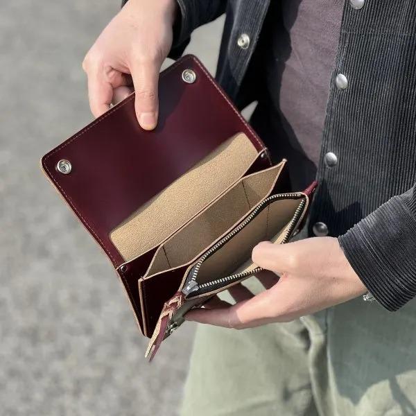 インセプション IPW-10 CHROMEXCEL LEATHER TRUCKER WALLET LONG クロムエキセルレザー トラッカーウォレット ロング INCEPTION | OPUS | 14
