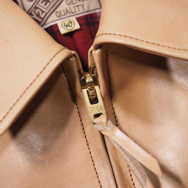 ワイツーレザー KR-42 PERSIMMON TANNIN DYED HORSE SINGLE RIDERS