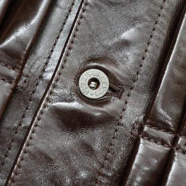 [44サイズ] ワイツーレザー ANILINE HORSE 1st TYPE アニリンホース ファーストタイプ レザージャケット ジージャン 馬革 LB-140 Y'2LEATHER 2026年新作の画像