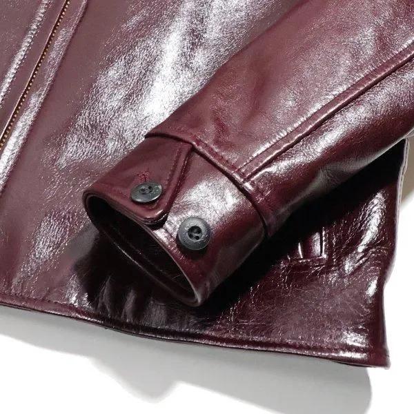 アニリンカーフシングルライダース Y'2 LEATHER ワイツーレザー シングルライダース LSR-42 BLACK(TEA