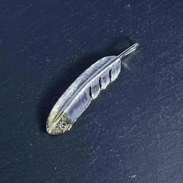 ファーストアローズ K18付 先金フェザー(L)ペンダントヘッド P-474L FIRST ARROW'Sの画像