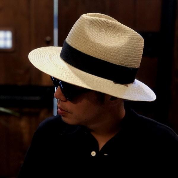 ラフィアハット メンズ パナマハットタイプ 中折れ 麦わら帽子 日本製 |  | 06