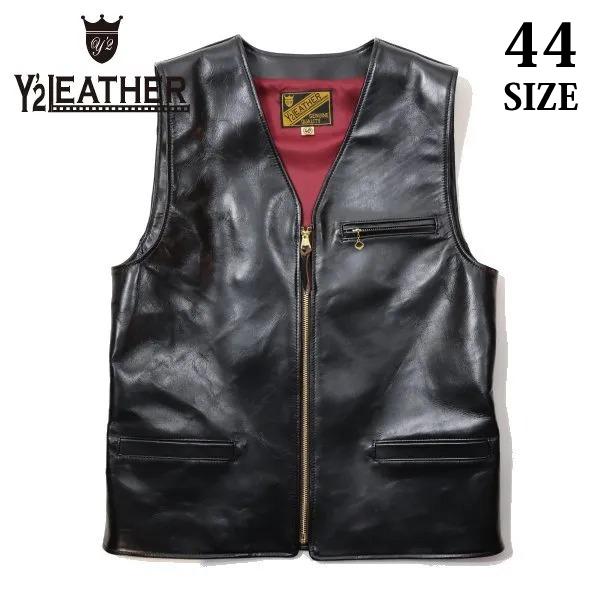 44サイズ]ワイツーレザー PV-05 VINTAGE HORSE LIGHT ZIP VEST