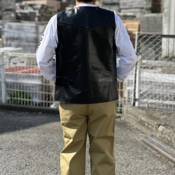 44サイズ]ワイツーレザー PV-05 VINTAGE HORSE LIGHT ZIP VEST