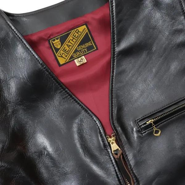 44サイズ]ワイツーレザー PV-05 VINTAGE HORSE LIGHT ZIP VEST