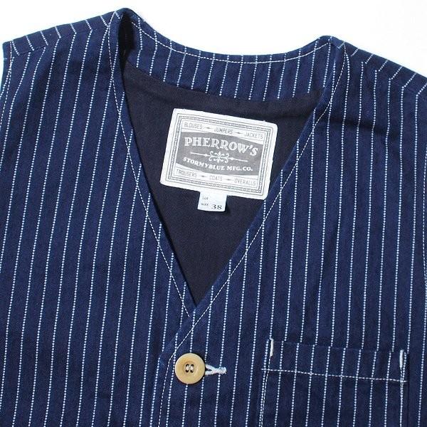 Pherrow's フェローズ PV1-W WABASH WORK VEST ウォバッシュ Pherrow's フェローズ PV1-W WABASH WORK VEST ウォバッシュ