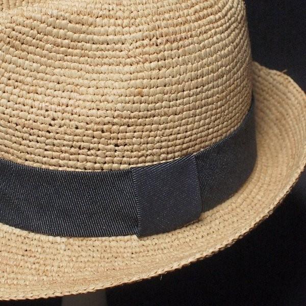 ラフィアハット メンズ ストローハット 麦わら帽子 中折れ 日本製 |  | 03