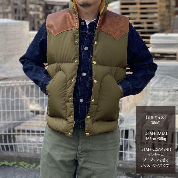 ロッキーマウンテン×ウエアハウス ナイロンダウンベスト NYLON DOWN VEST ROCKY MOUNTAIN × WAREHOUSE｜celluloid｜09