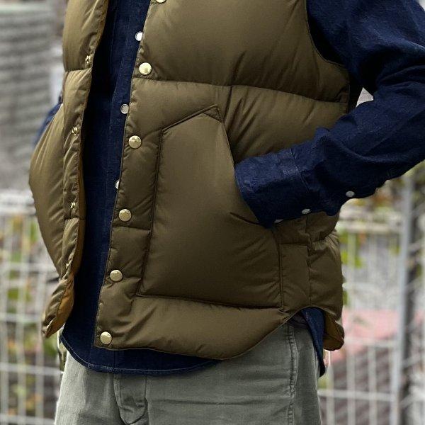 WAREHOUSE ウエアハウス×ロッキーマウンテン NYLON DOWN VEST WAREHOUSE ウエアハウス×ロッキーマウンテン NYLON DOWN VEST